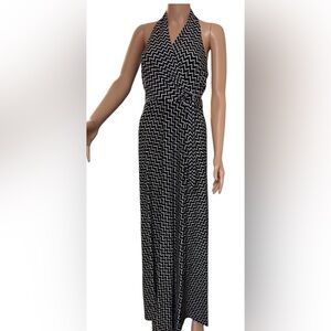 Black and White Zigzag Maxi Skirt